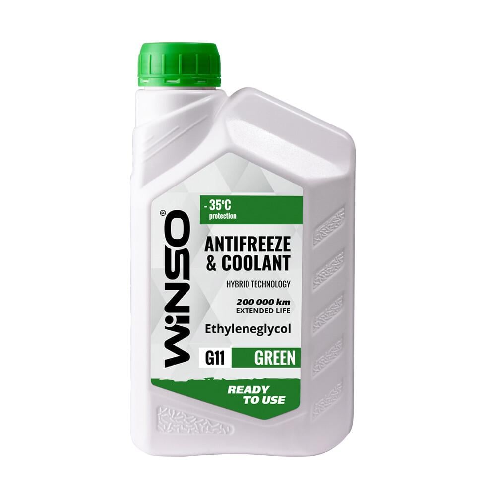 Антифриз WINSO ANTIFREEZE COOLANT WINSO G11 -35С°C 0,9 кг Зелений (WS82462)