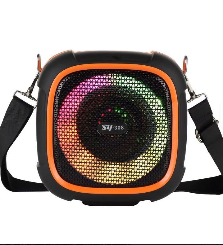 Портативная колонка SY-308 со светодиодом 10 Вт (2854109594)