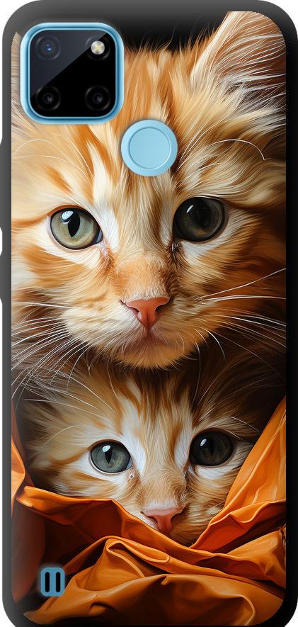 Чехол на Realme C21Y Котики 2 (5664b-2472-42517)