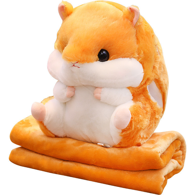 Плед-хом'як 3 в 1 Коричневий (8-18-21910431/1)