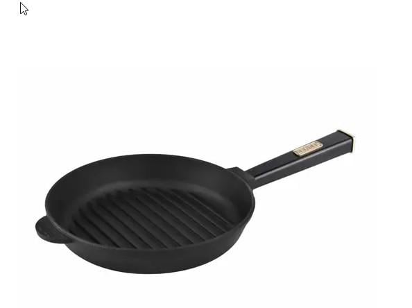 Сковорода чугунная гриль Optima-Black 240х40 мм (29-13- O2440G-P1)