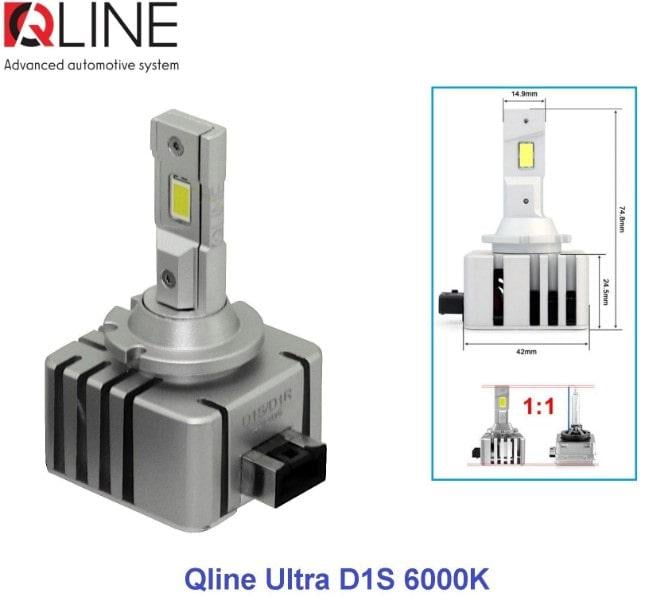Автолампи Qline Ultra LED D1S 6000K 2 шт. - фото 2 Автолампи Qline Ultra LED D1S 6000K 2 шт. - фото 2