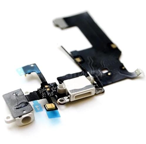 Шлейф для зарядки для iPhone 5 Белый (000018982)