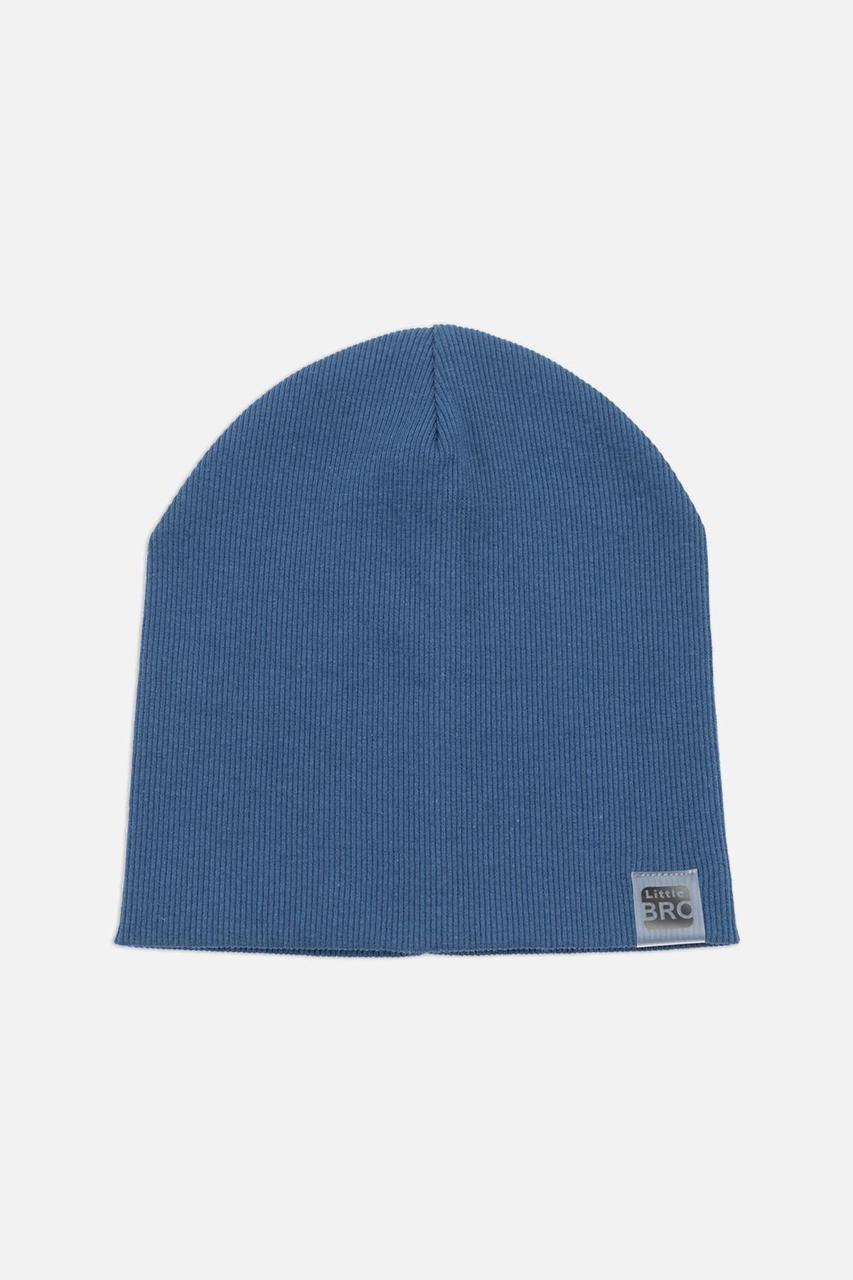 Шапка для мальчика 50-52 см Синий (ЦБ-00271318) Шапка для мальчика 50-52 см Синий (ЦБ-00271318)