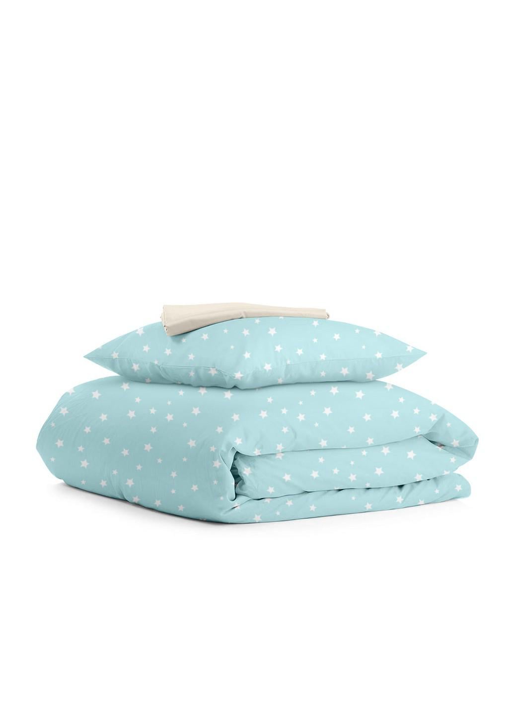 Подростковое постельное бельё STARFALL MINT BEIGE