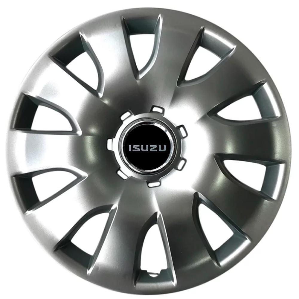 Колпаки SJS 425 с логотипом Isuzu R16 4 шт. Серебристый (2789080300)