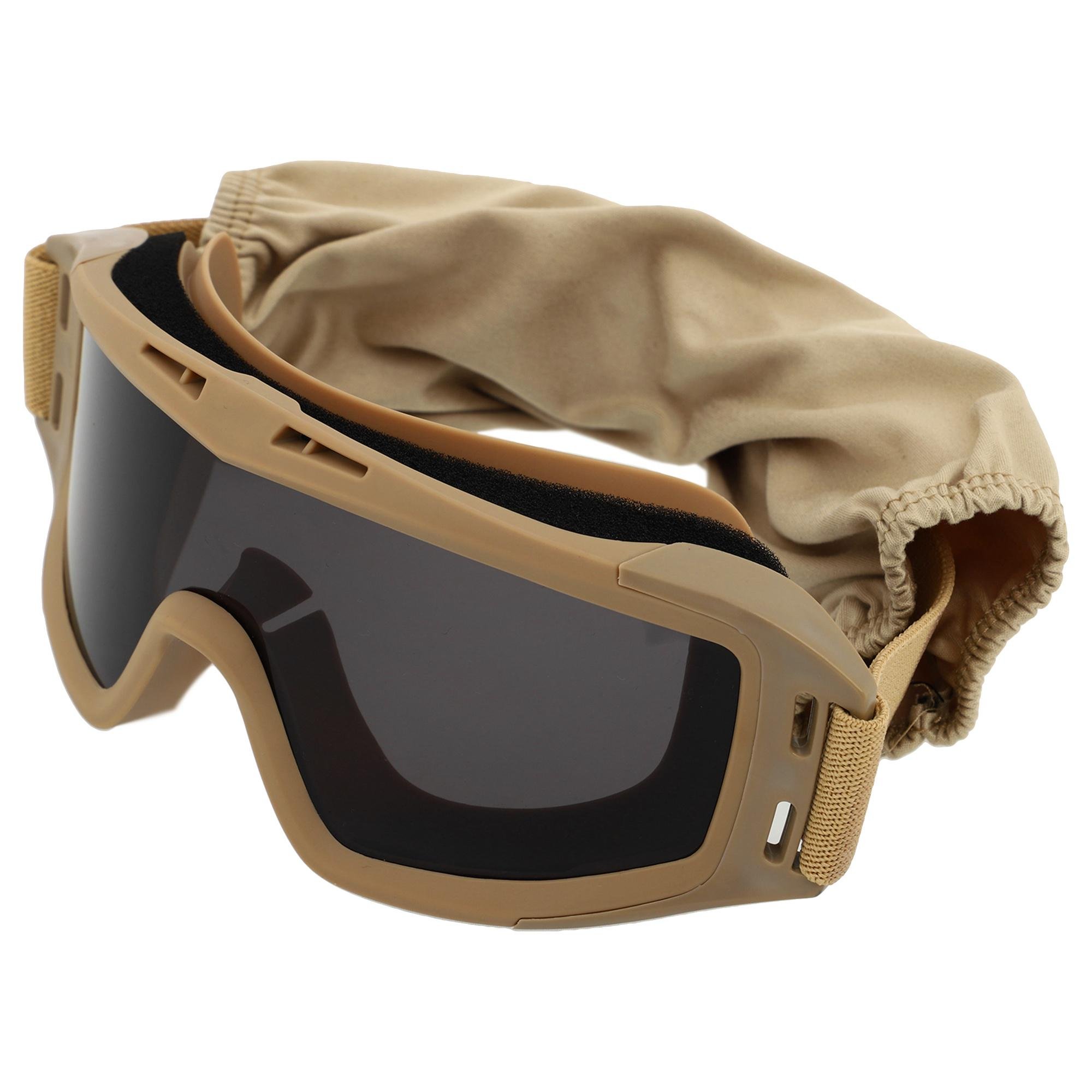 Окуляри-маска захисні SPOSUNE Хакі/Сірий (JY-023-2) - фото 5 Окуляри-маска захисні SPOSUNE Хакі/Сірий (JY-023-2) - фото 5