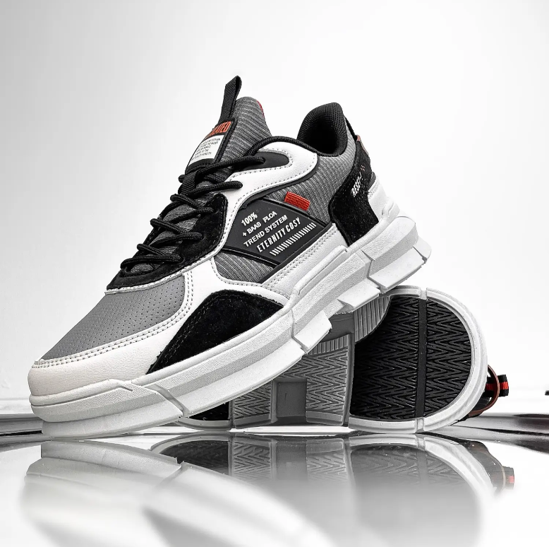 Кросівки чоловічі Baas р. 44 Сірий (7246-7) - фото 2 Кросівки чоловічі Baas р. 44 Сірий (7246-7) - фото 2