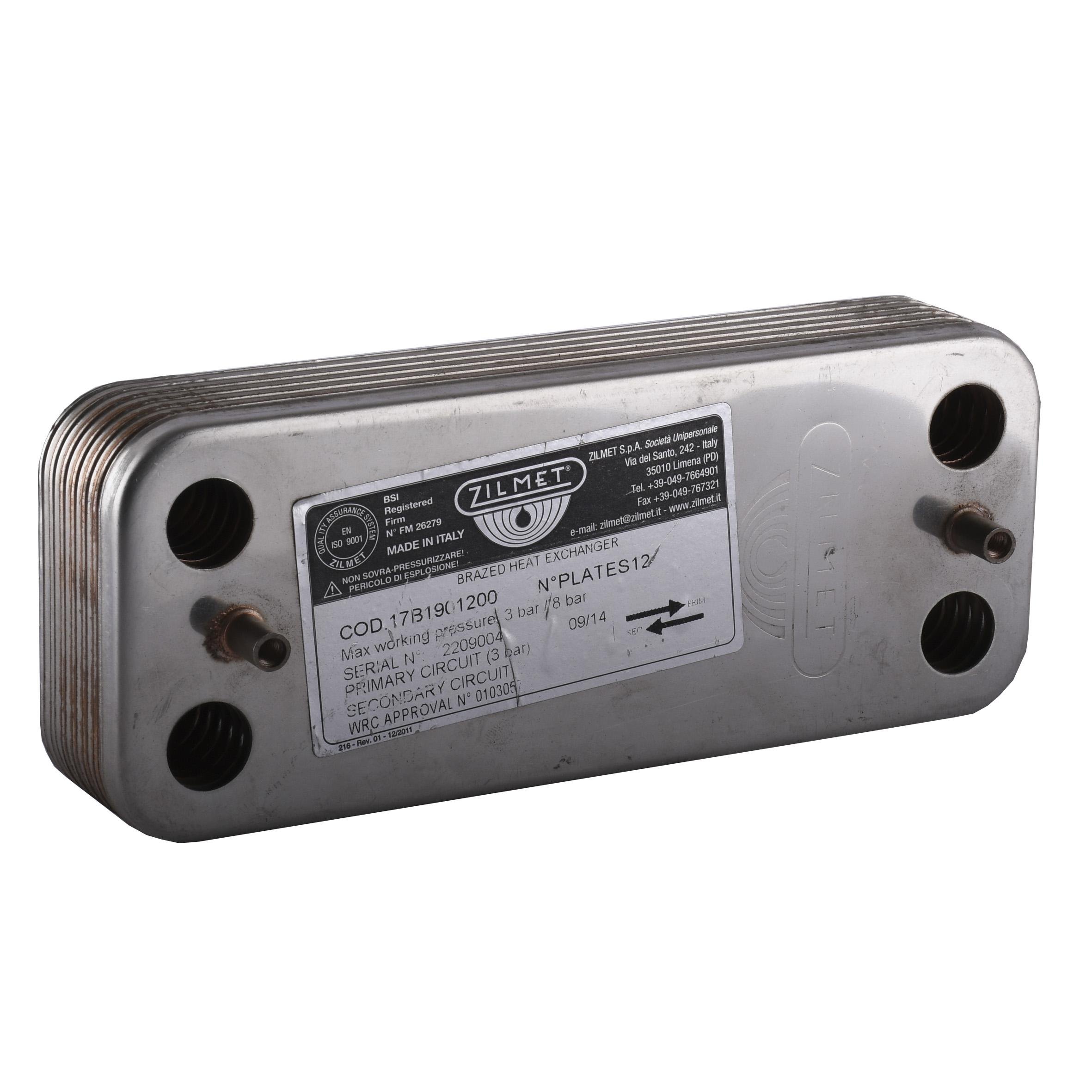 Паяний теплообмінник Zilmet ZB190 12 пл. 17B1901200 (000008313)