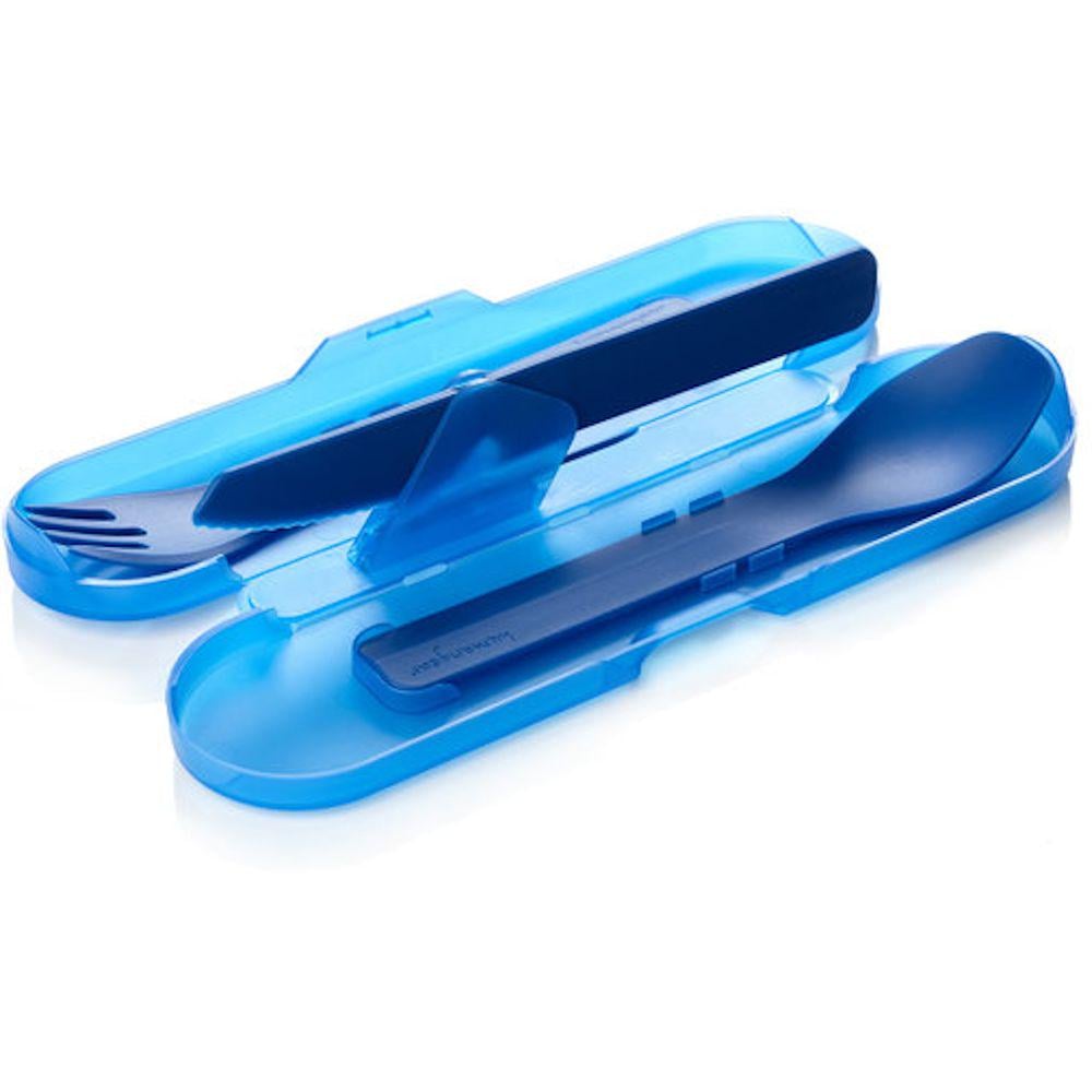 Набір приборів для їжі Humangear GoBites Trio Blue (1054-022.0081) Набір приборів для їжі Humangear GoBites Trio Blue (1054-022.0081)