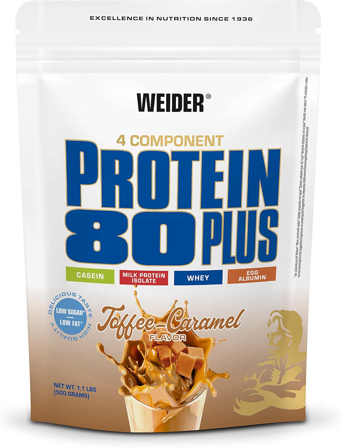 Протеин Weider Protein 80 Plus Toffee-Caramel 500 г