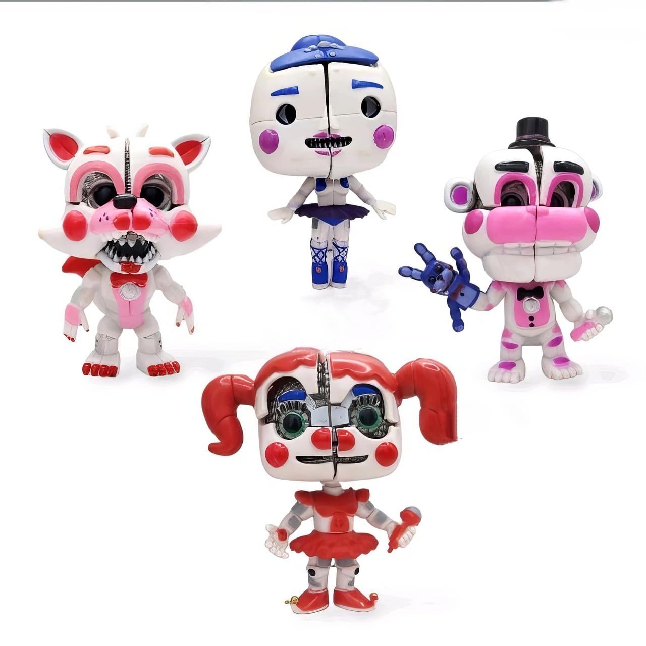 Набор фигурок FNAF Пять ночей с Фредди 4в1 10 см (CFNAF4IN1242704)