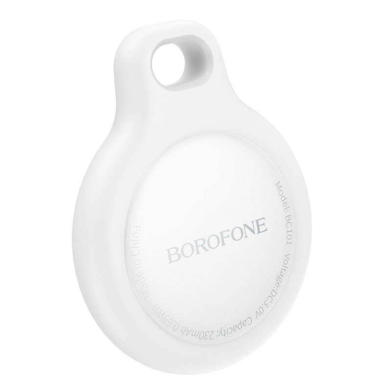 Трекер Borofone BC101 Exquisite smart positioning anti-lost device Frost White (19362)