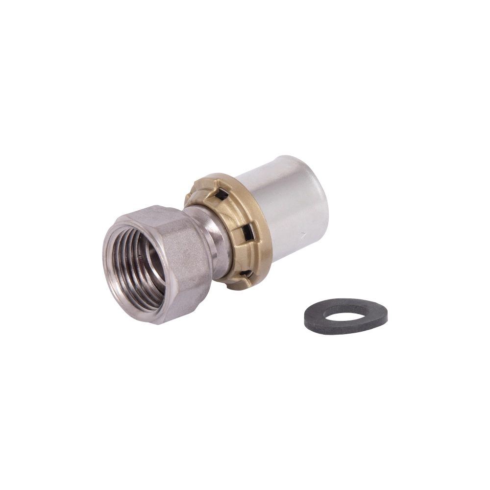 Пресс-фитинг для плоских подключений ICMA №416 с накидной гайкой 1/2" 20х2 мм (SD00047704) - фото 5