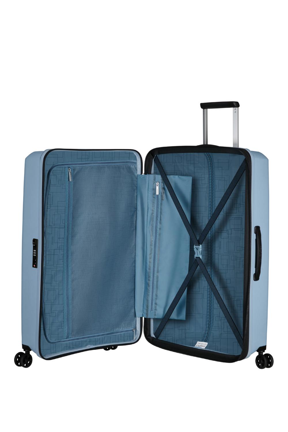 Чемодан American Tourister AEROSTEP 77x50x29/32 см Серый (MD8*08003) - фото 3