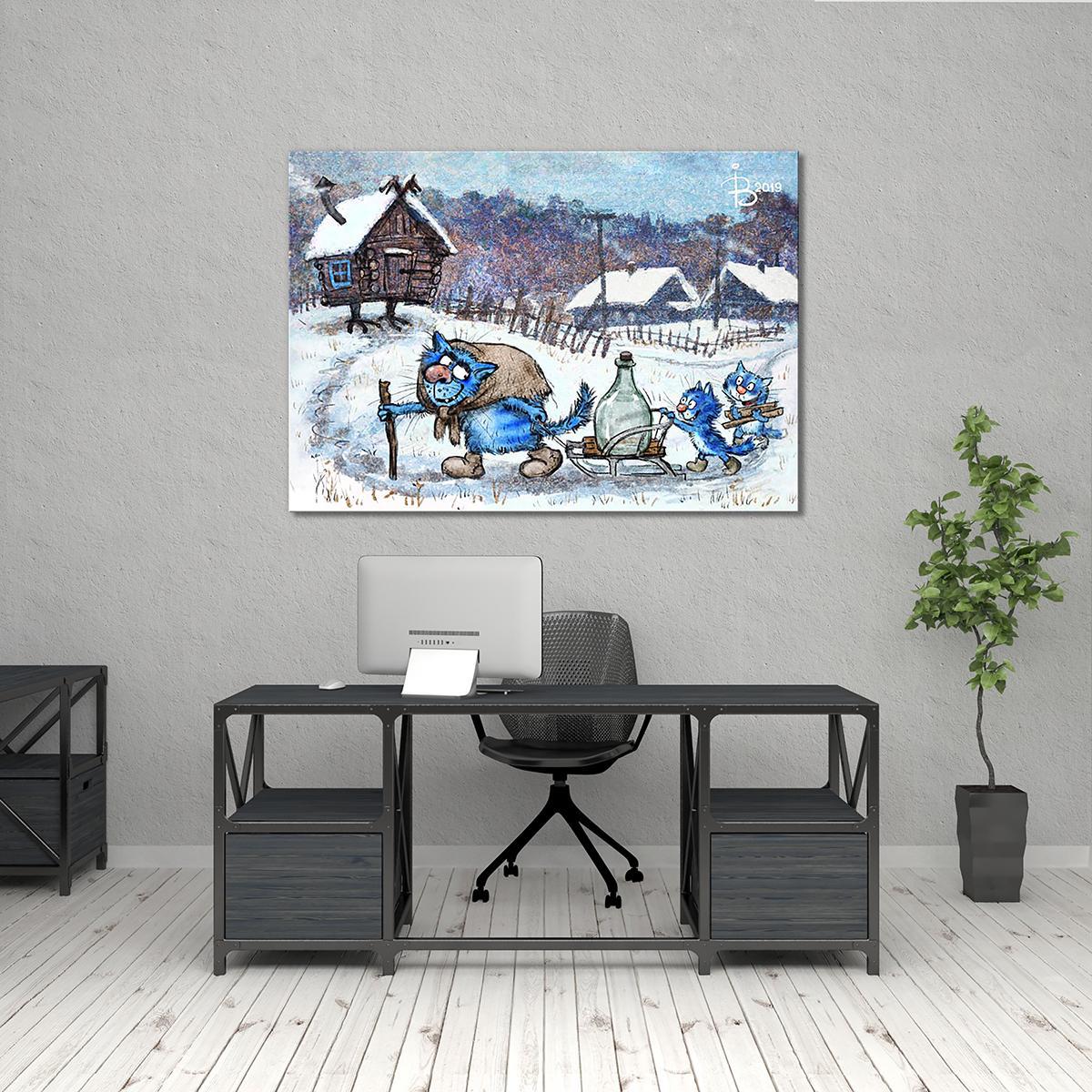 Модульная картина Валерьяновна 1 модуль размером 60x90 см (_rinaz_2019195002)