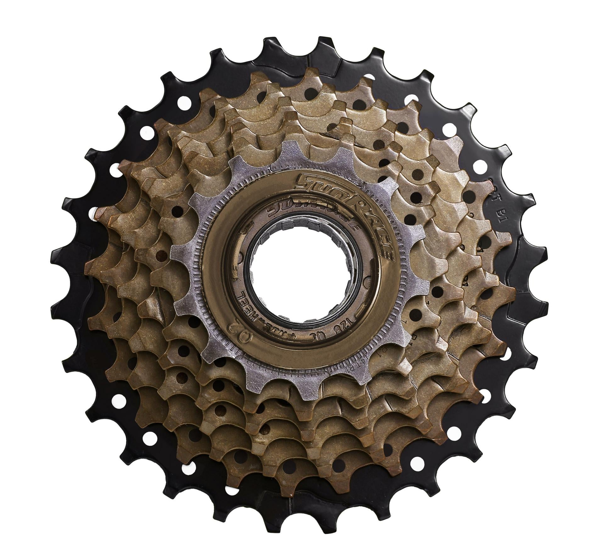 Трещотка SUN RACE M2A 7-k 14-28T Brown/Black