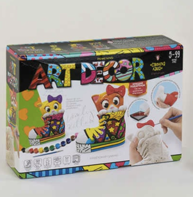 Набор для изделий из гипса Danko Toys Art-Decor ARTD-01-01U/02U/03U/04U