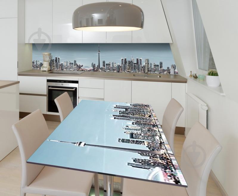 Наклейка виниловая на стол Zatarga  "Мегаполис" 600х1200 мм (Z181393/1)