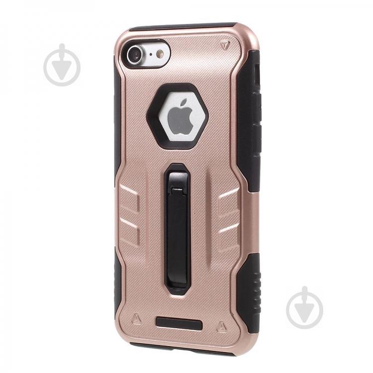 Накладка Hard Case vs Metal Kickstand  для Apple iPhone 5 Золотая (PC-001266)