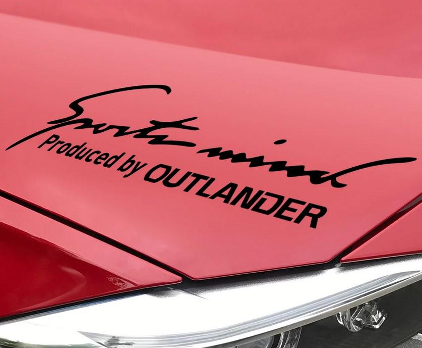 Наклейки на авто ARB 3D Tuning Studio Міцубіші аутлендер Sports mind 320х90х0,15 мм 2 шт.