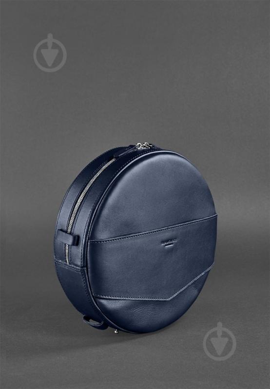 Круглая сумка-рюкзак BlankNote Темно-синий (BN-BAG-30-navy-blue) - фото 2