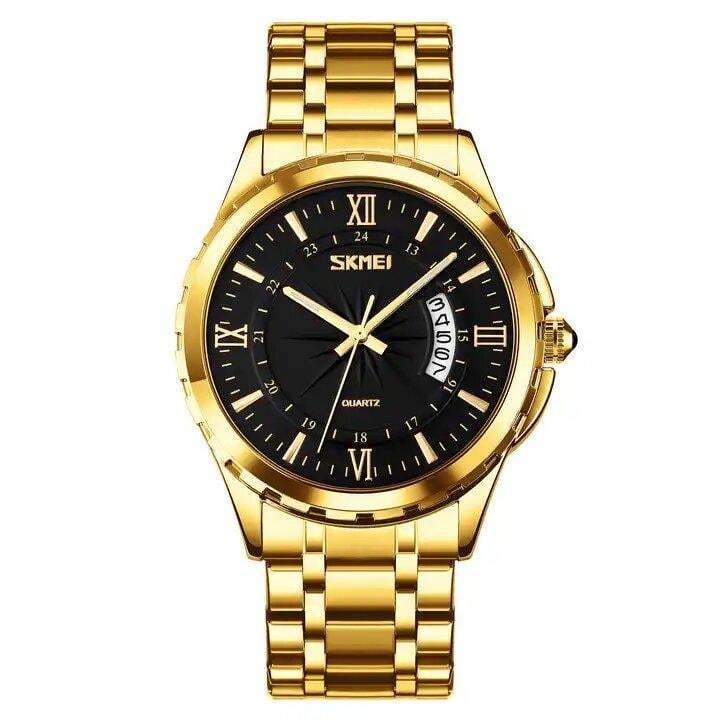 Часы наручные мужские Skmei 9069 Gold/Black (12395)