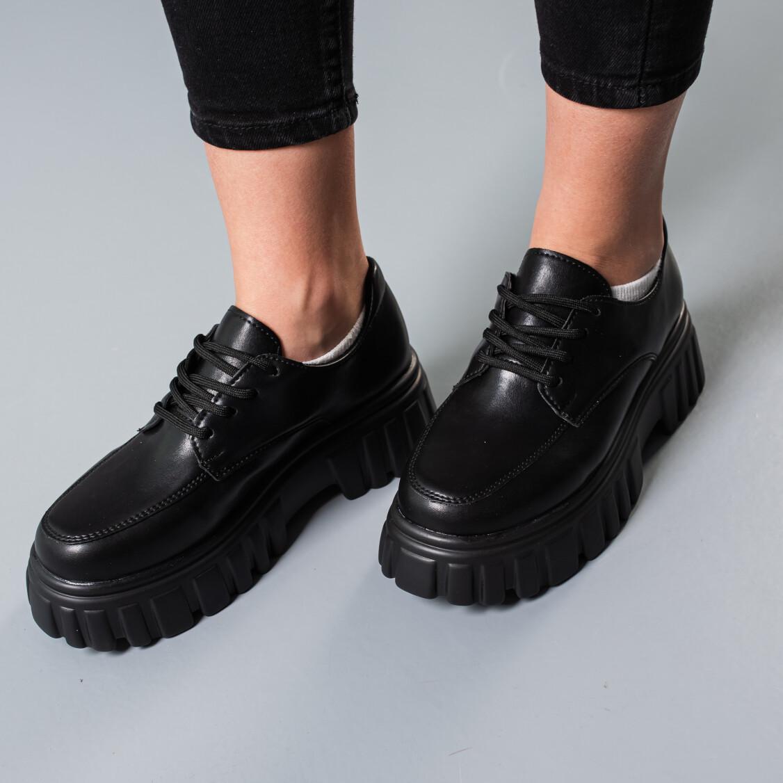 Броги женские Fashion р. 37 24 см Черный (3751)