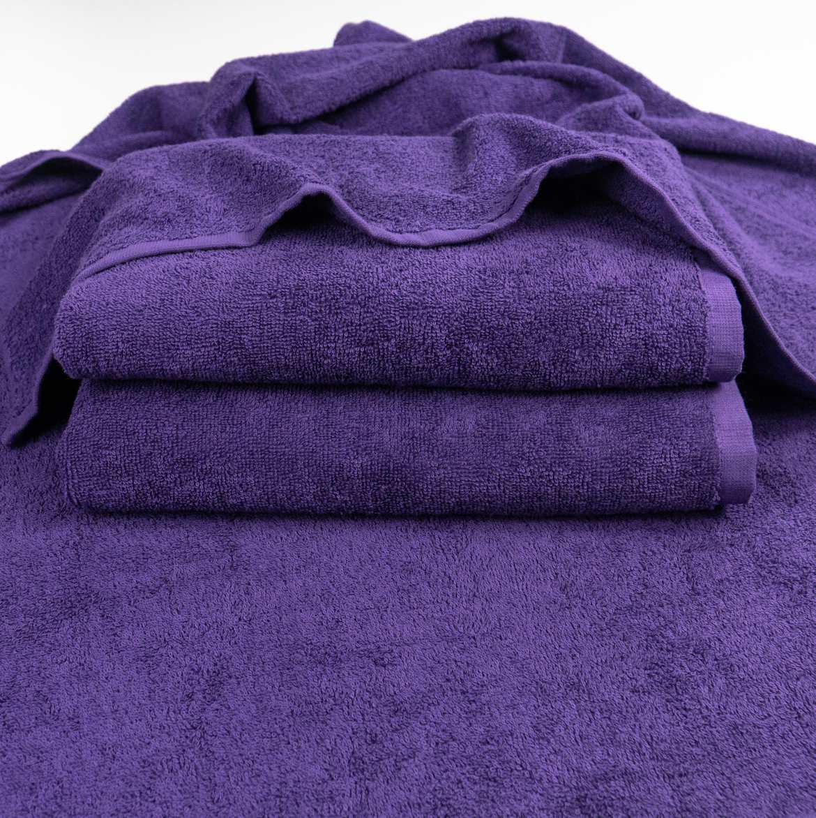 Набор полотенец махровых GM Textile 50х90 см/70х140 см 2 шт. Фиолетовый (400k140i90-Fiolet) - фото 5 Набор полотенец махровых GM Textile 50х90 см/70х140 см 2 шт. Фиолетовый (400k140i90-Fiolet) - фото 5