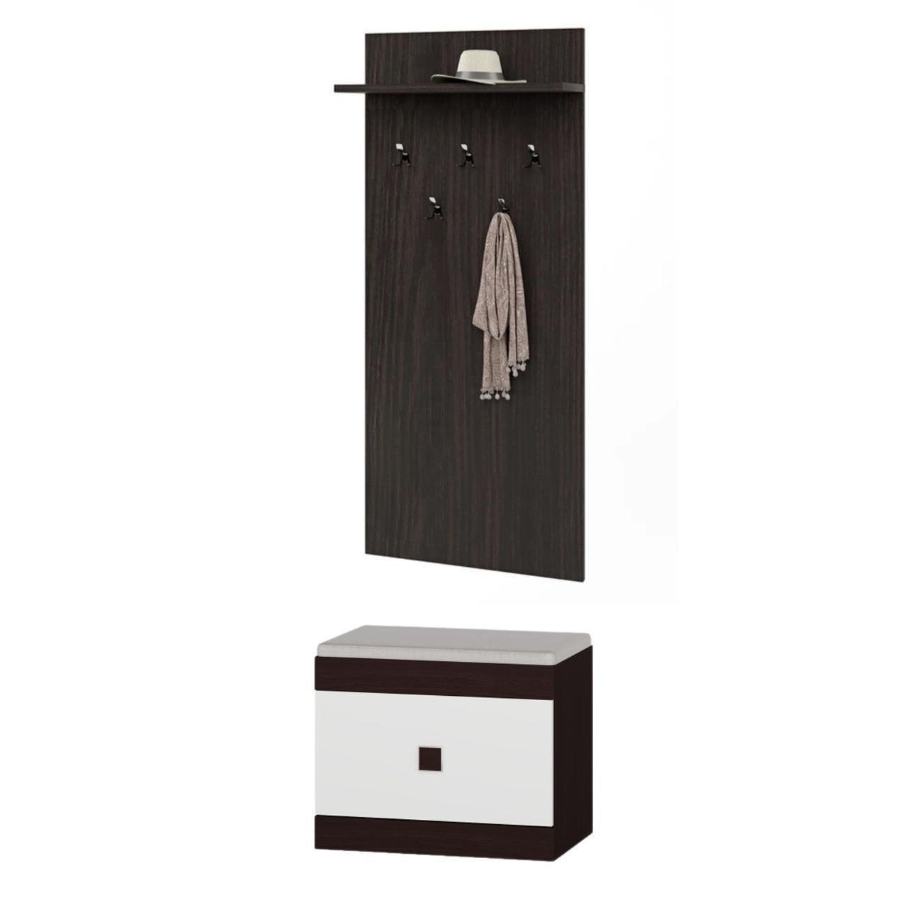 Прихожая Эверест Соната-13 Венге/Белый (181400)