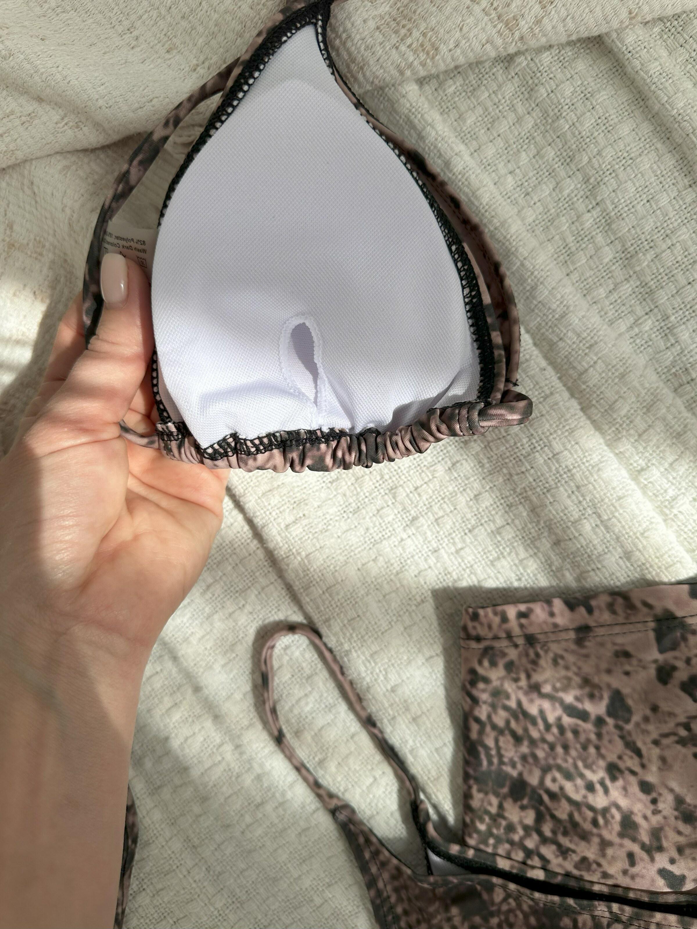 Комплект пляжный женский Nova VegaКупальник/юбка M р. 44-46 Змеиная кожа (103-2915-1) - фото 7