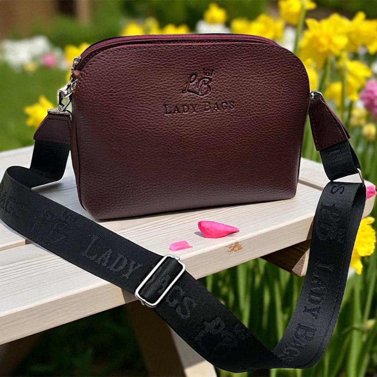 Клатч кросс-боди женский через плечо с широким ремнем Бордовый (2332046614) Клатч кросс-боди женский через плечо с широким ремнем Бордовый (2332046614)