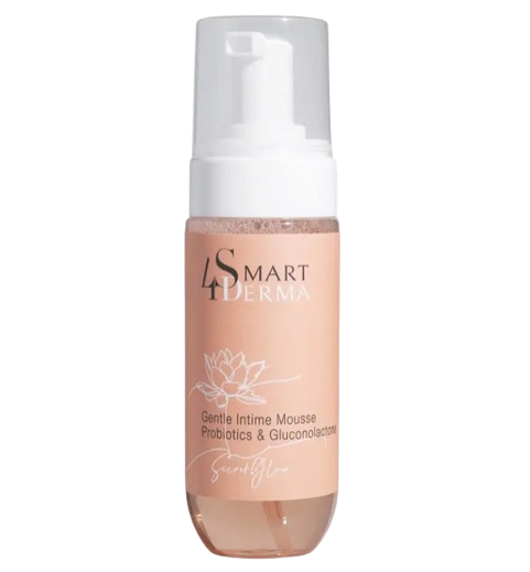 Пінка освітлювальна для делікатних зон Smart4Derma Secret Glow Gentle Intime Mousse 150 мл (680)