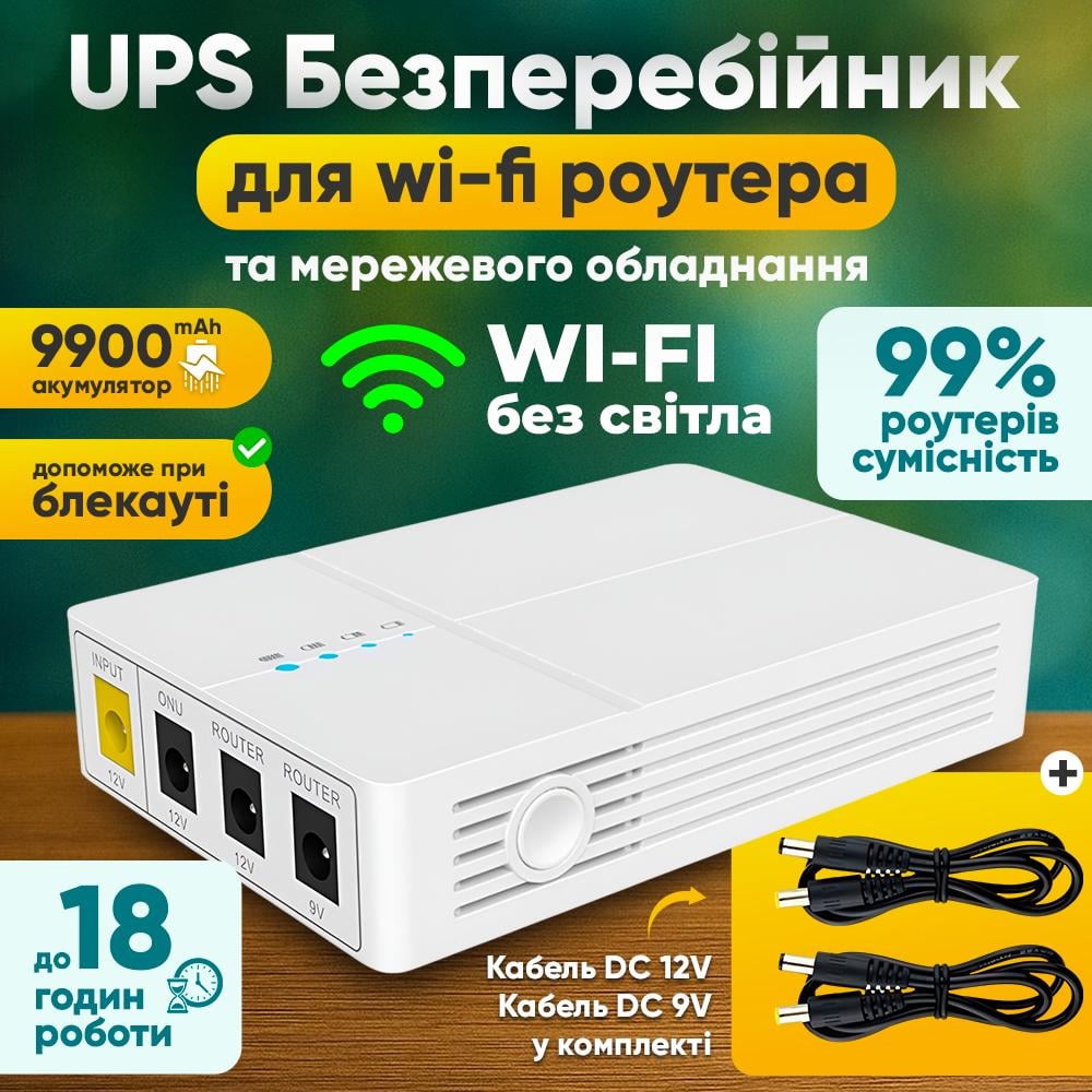 ᐉ ИБП для роутера сетевого оборудования WGP mini UPS DC optima