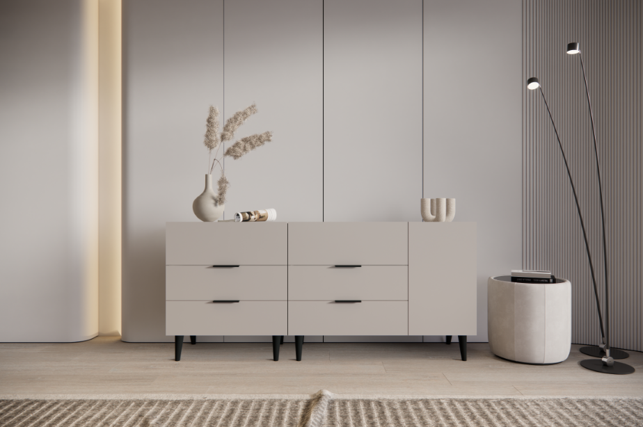 Комод большой на ножках (ROYALE3B1800CHCH)