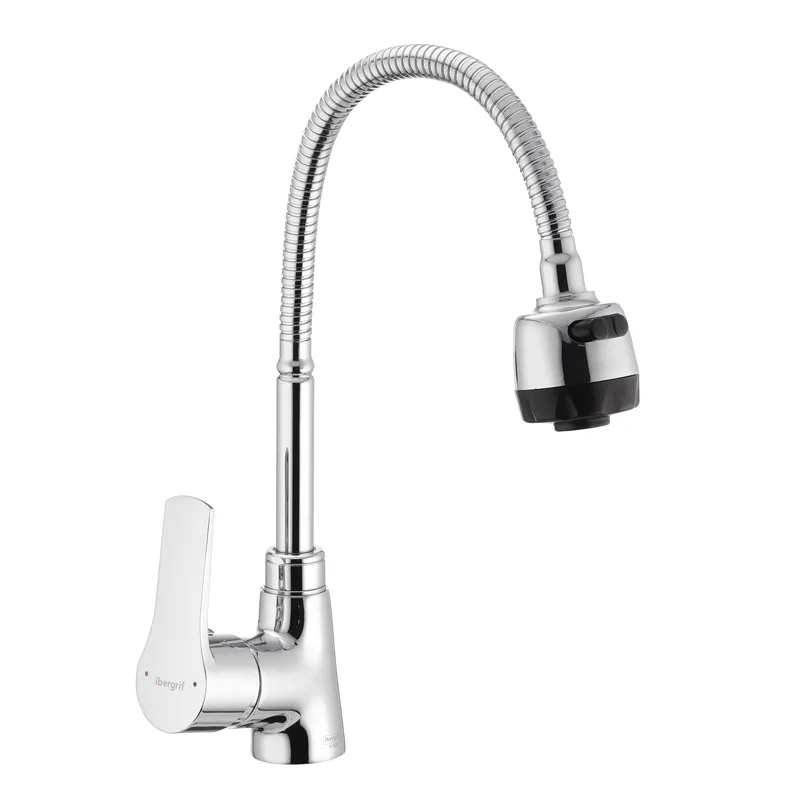 Смеситель для кухни IBERGRIF STAR M14357 с гибким изливом (IB0012)