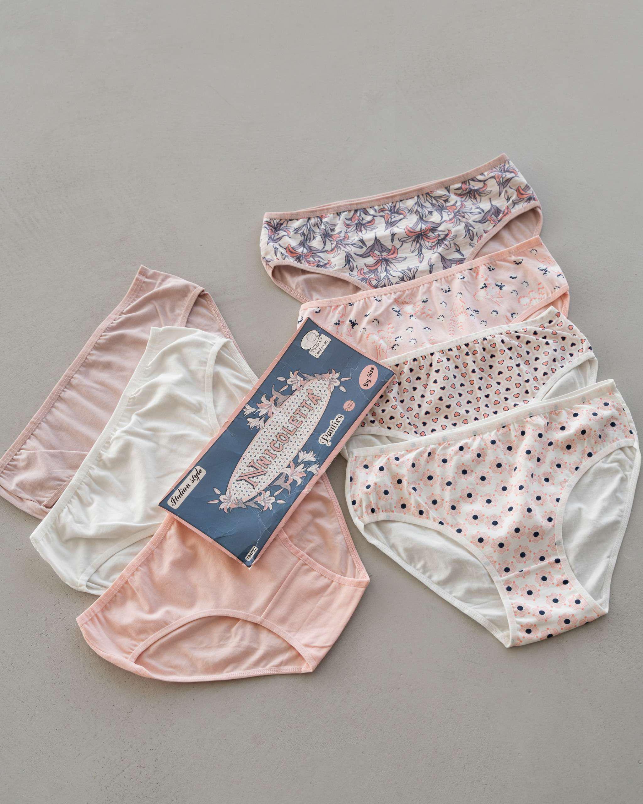 Набор женских трусиков неделек батал 2XL 7 шт. (724092)