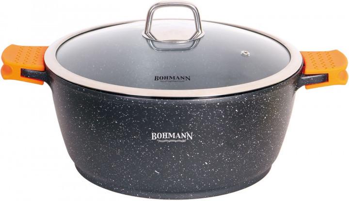 Кастрюля с антипригарным покрытием Bohmann BH 7350-32 MRB с двойным дном (1682924013)