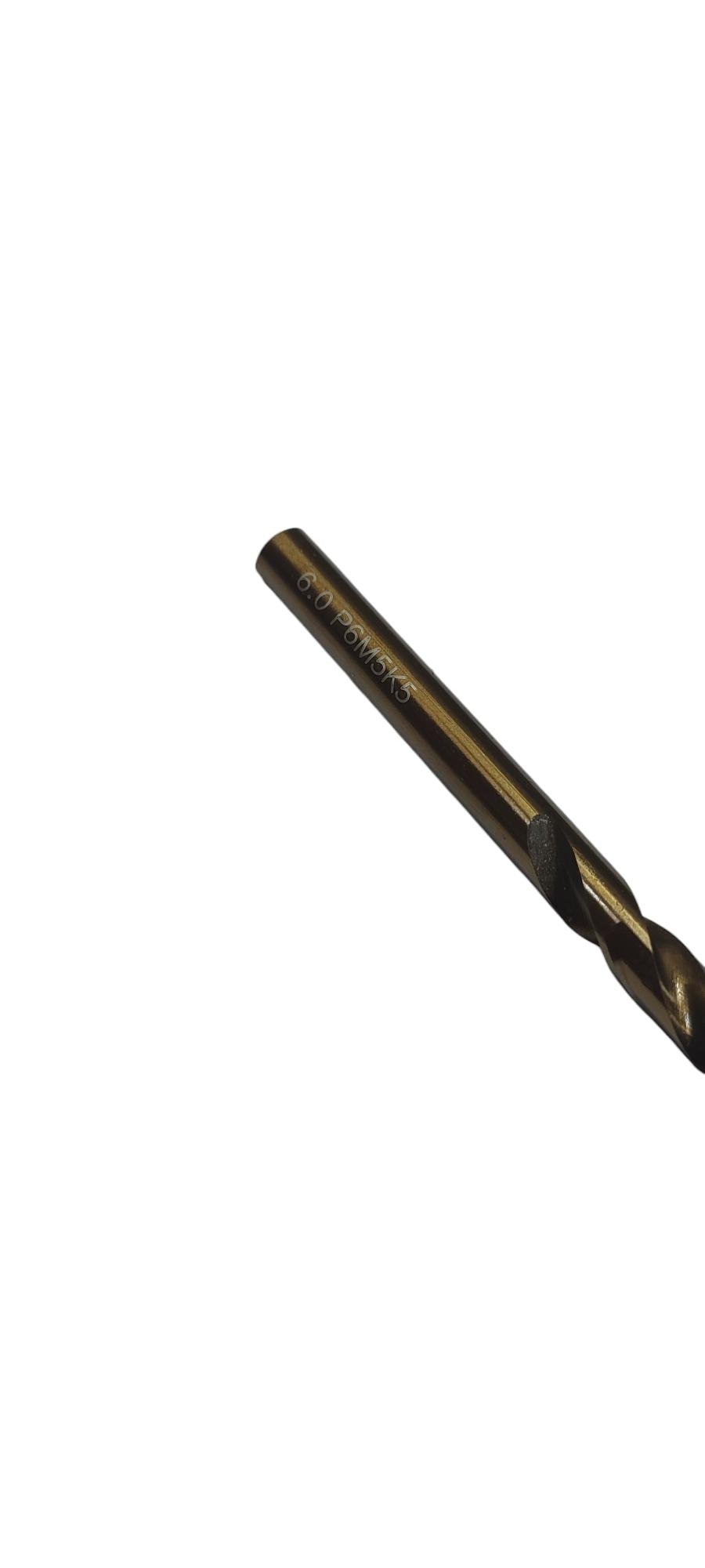 Свердло OTTIMO ц/х ф Р6М5К5 шліфоване А1 6,0 мм (048005) - фото 3