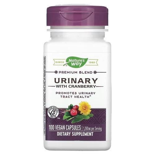 Здоровье мочевыводящих путей Nature's Way Urinary with Cranberry 1,260 мг 100 Capsules (NWY-79320)