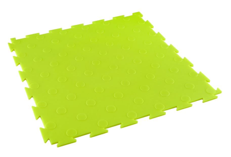 Модульне покриття для підлоги ПВХ Ультра плитка ВсеПласт 1 шт. 387х387х5 мм Яскраво-лимонний (015F-1) - фото 3