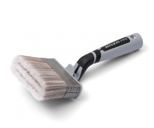 Пензель малярський Anza Super Soft Angled Outdoor Brush Ergo 100 мм (1865678400) Пензель малярський Anza Super Soft Angled Outdoor Brush Ergo 100 мм (1865678400)