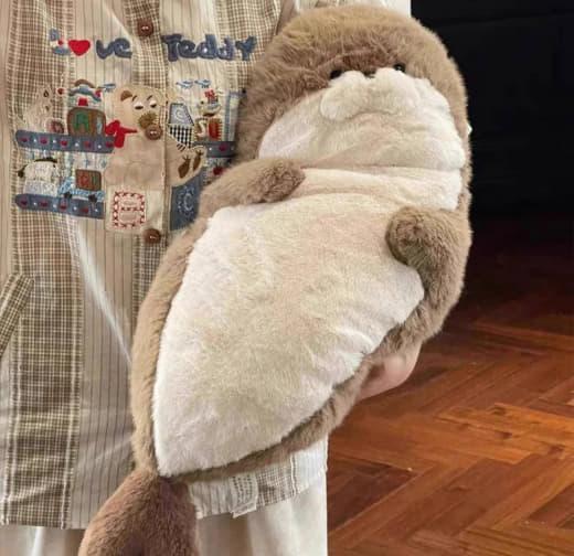 Мягкая игрушка обнимашка Морской лев 40 см (2644923860) - фото 2 Мягкая игрушка обнимашка Морской лев 40 см (2644923860) - фото 2