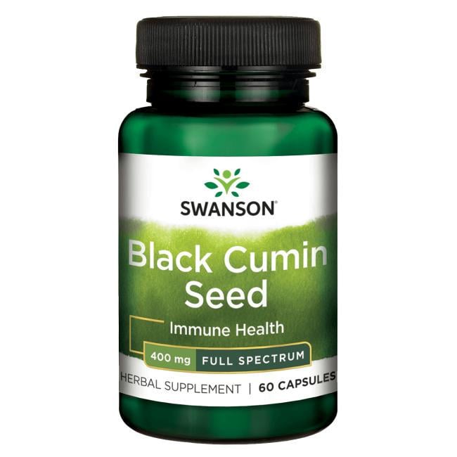 Натуральная добавка для иммунитета Swanson Black Cumin Seed 400 мг 60 Caps Натуральная добавка для иммунитета Swanson Black Cumin Seed 400 мг 60 Caps