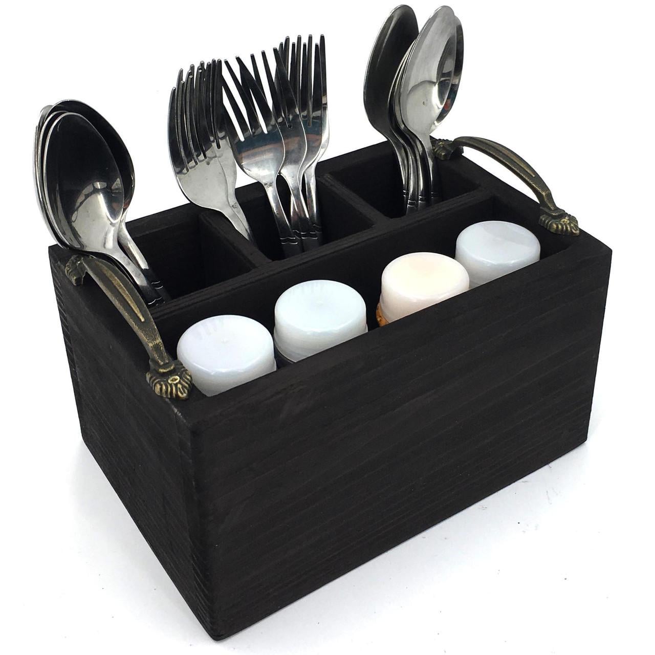 Подставка для столовых приборов из дерева Полло Венге (Псп-003112)