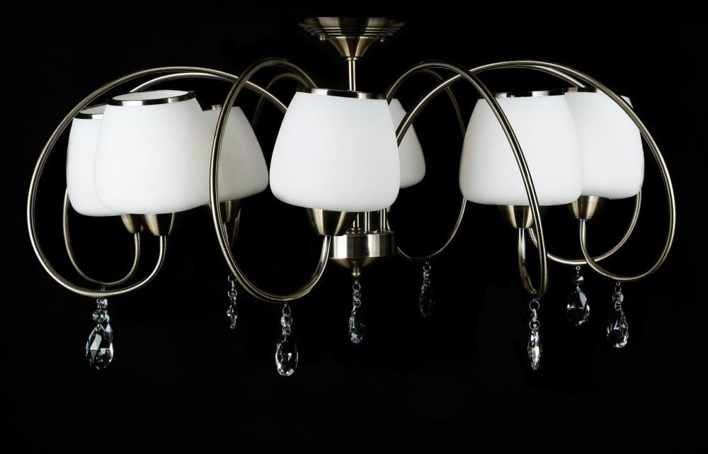 Люстра с плафонами Ray L30802A/8 AB (IR006584)