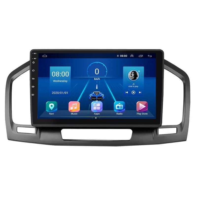 Магнитола штатная Lesko для Opel Insignia I 2008-2013 9" 6/128Gb 4G Wi-Fi GPS Top