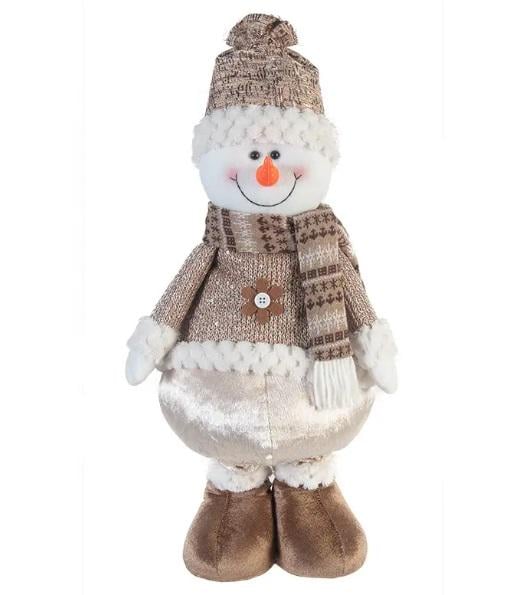 Фигура декоративная Snowman M17238-A в новогоднем наряде 100 см (609136)