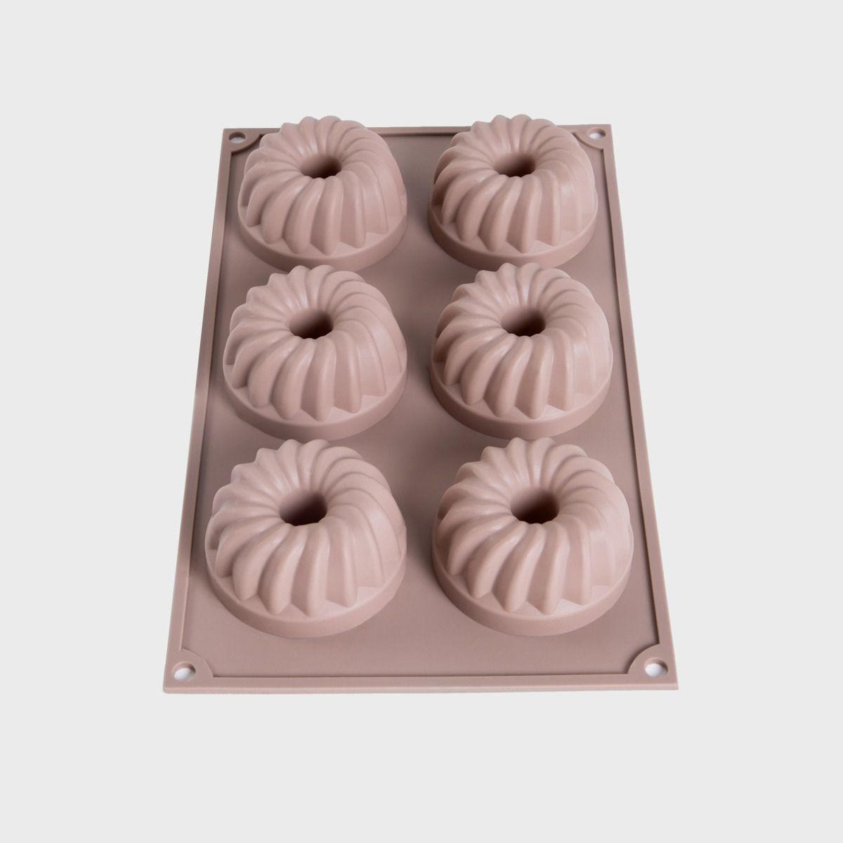 Форма для випікання пончиків Homla EASY BAKE 17x28х3 см Рожевий (202640) - фото 2