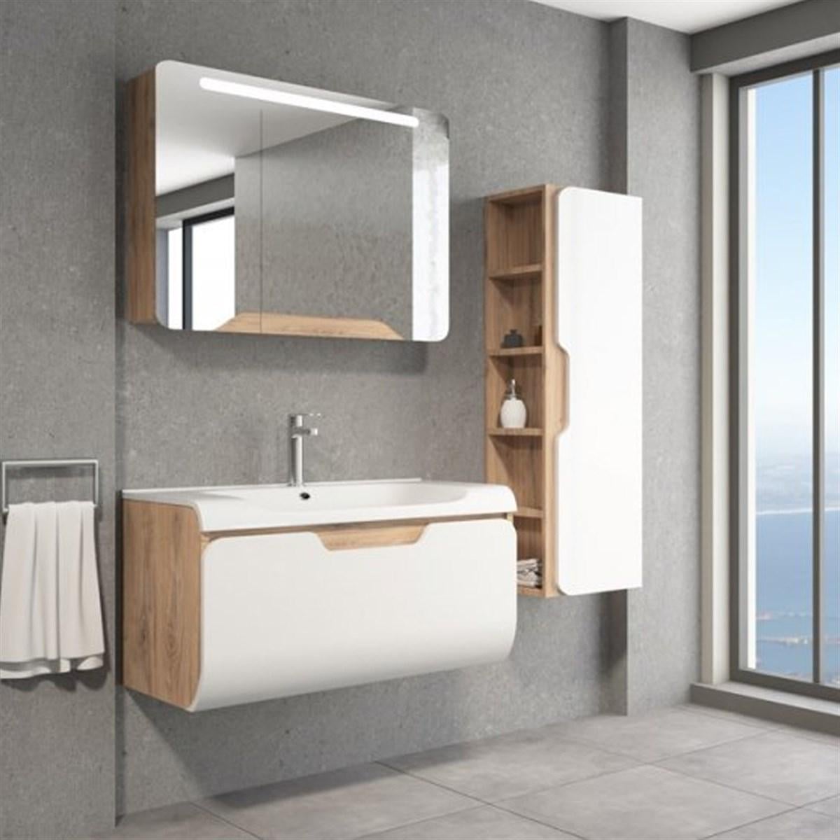 Підвісна тумба з умивальником Aquanil Tales 100